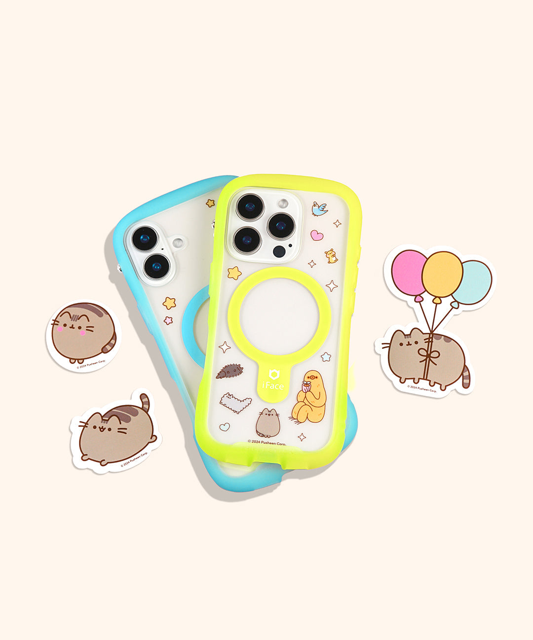 Pusheen Phone Stickers