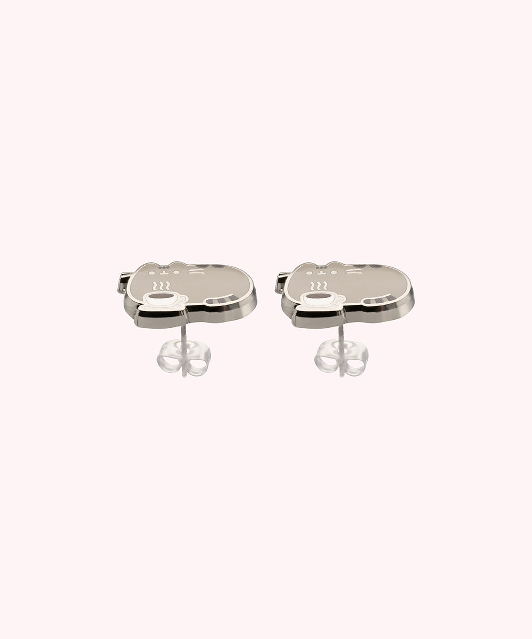 Pusheen Coffee Stud Earrings