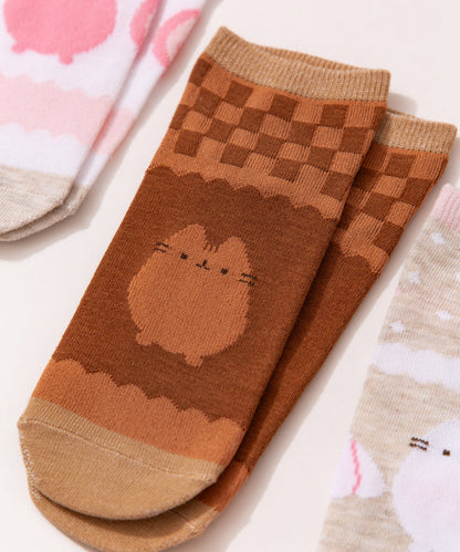 Pusheen Sweets 3-Pack Ankle Sock Set