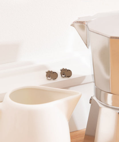 Pusheen Coffee Stud Earrings