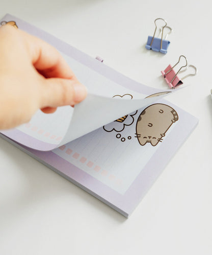 Pusheen Magnetic Shopping List Notepad