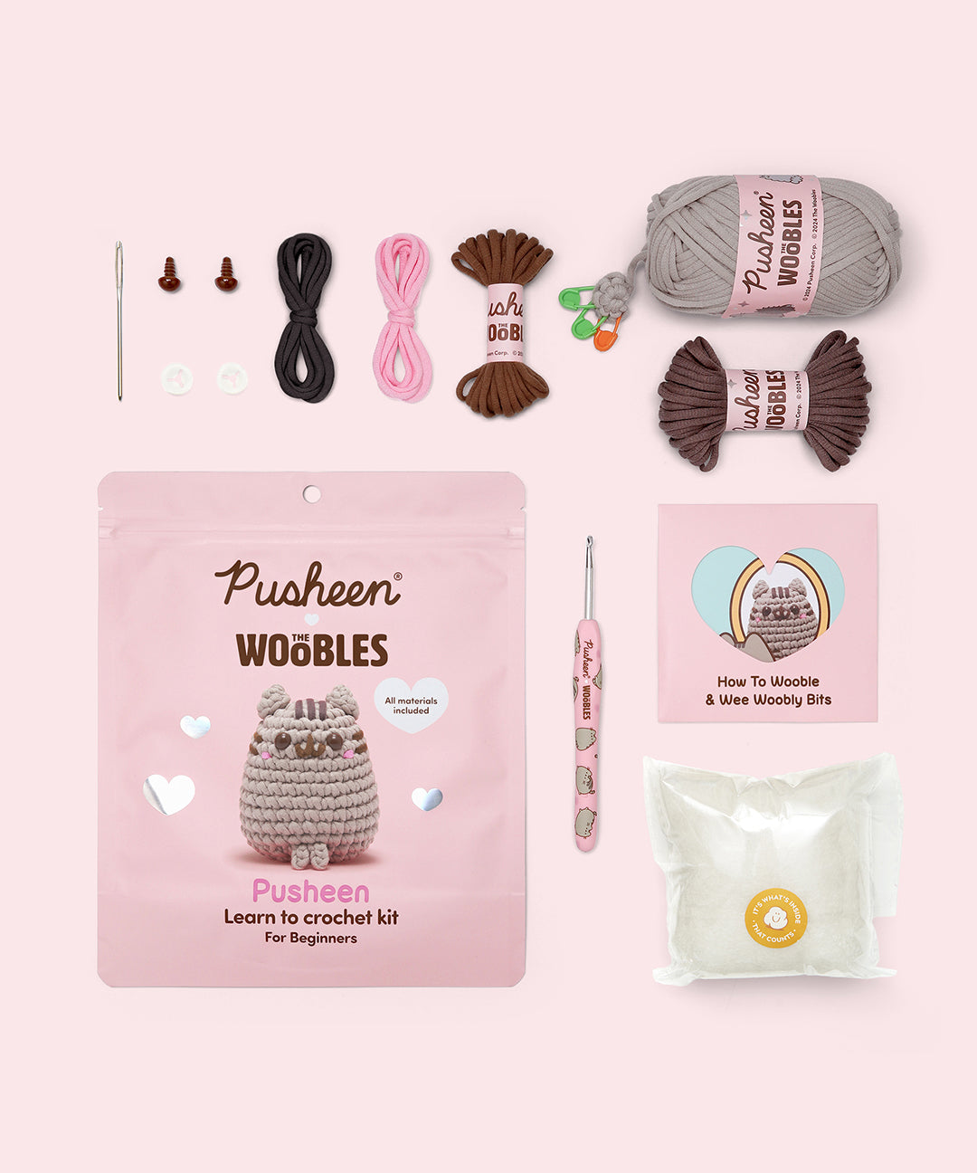 Pusheen x The Woobles Pusheen Crochet Kit