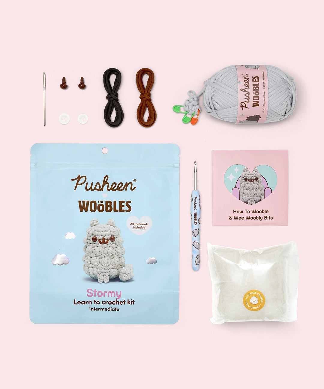 Pusheen x The Woobles Stormy Crochet Kit